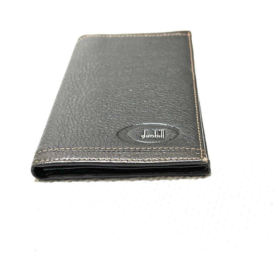 新品同様＊ dunhill ダンヒル レザー 二つ折り 長財布 札入れ