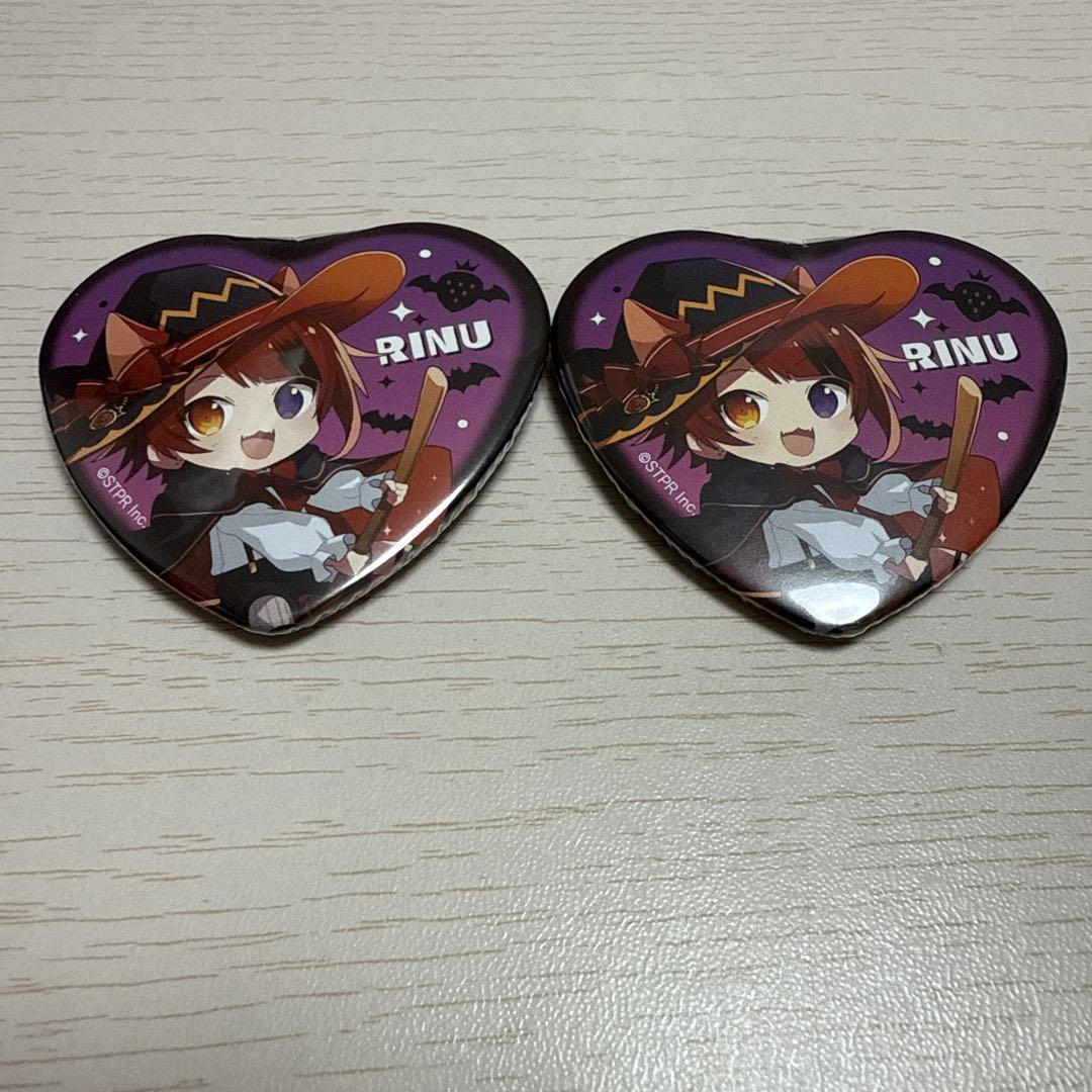 莉犬くんハート缶バッジ2022 Strawberry Halloween ver - メルカリ