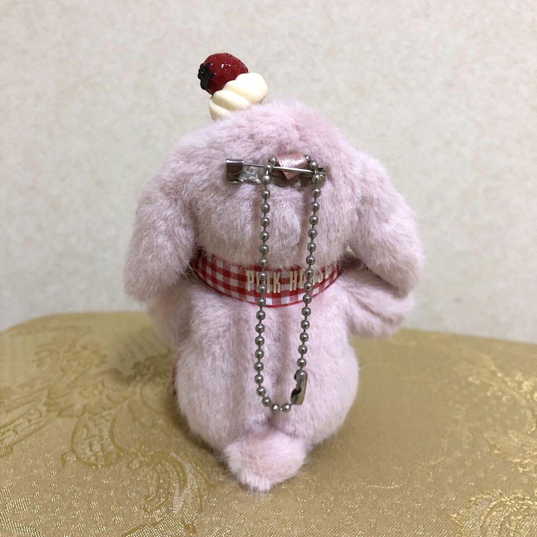 ピンクハウス❤️【未使用】うさぎさんのぬいぐるみコサージュ❤️ピンク ピンクハウス×misako&erinkoたれ耳うさぎちゃんのぬいぐるみ
