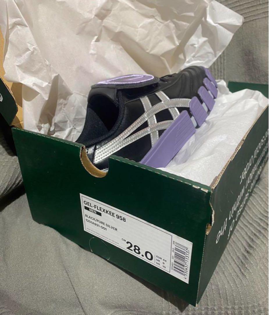 靴 ASICS OTTO 958 GEL FLEXKEE BLACK 28.0