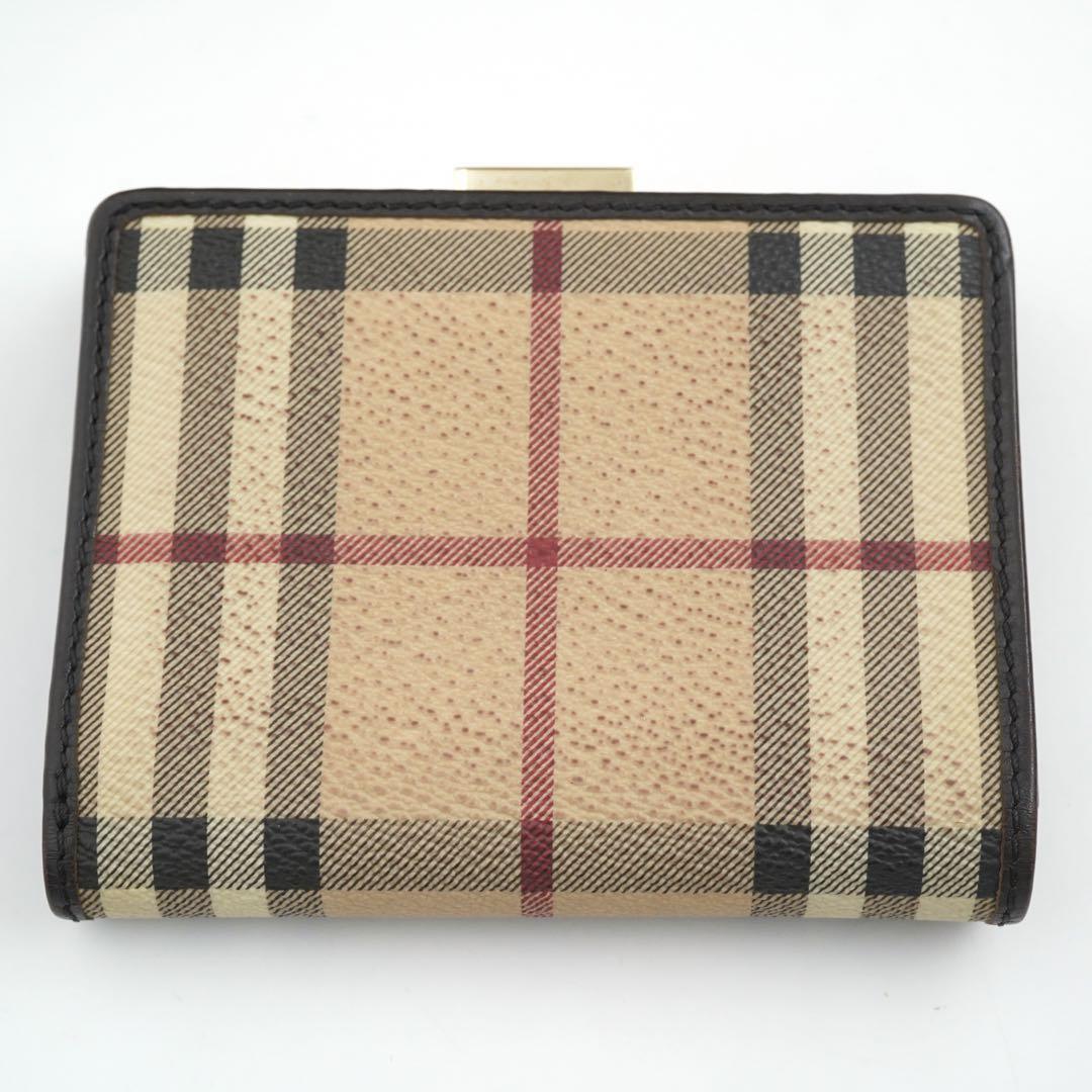 ✨極上品 入手困難✨Burberry ミニ財布 がま口 ホースロゴ ノバ