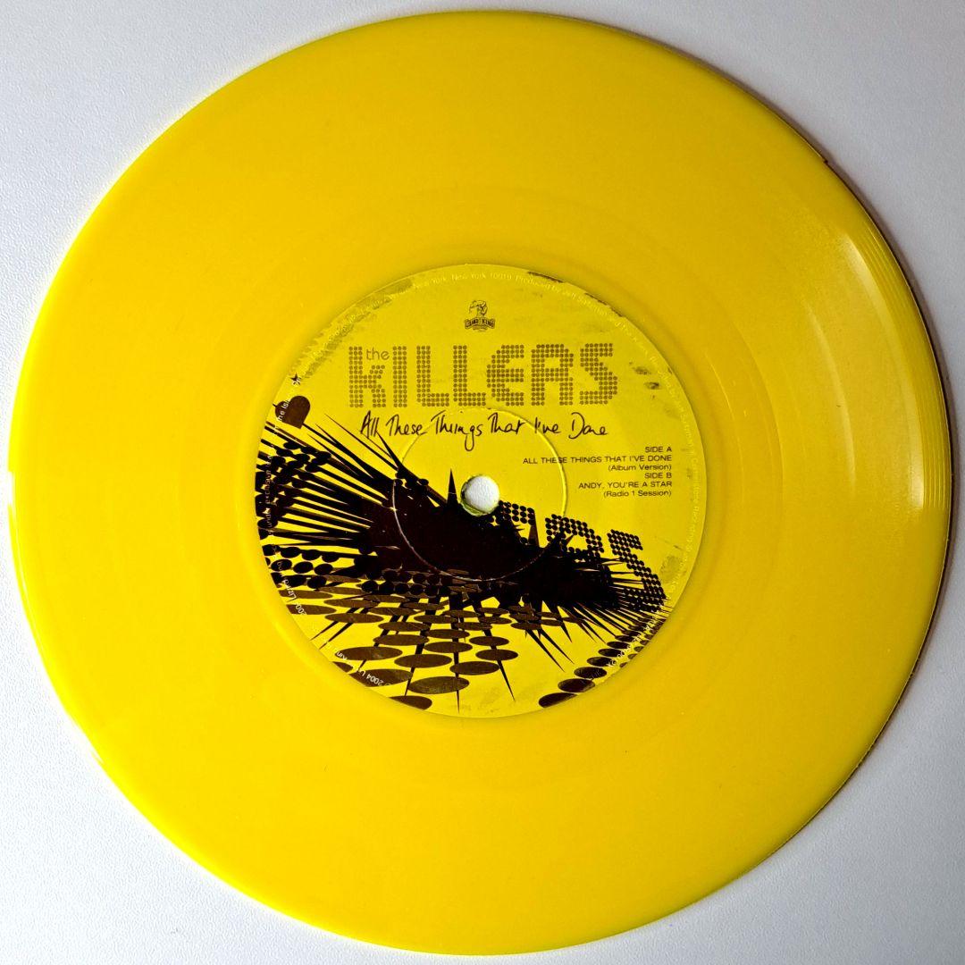 The Killers　レコード　限定盤　7インチ　カラー盤　ポスター付き