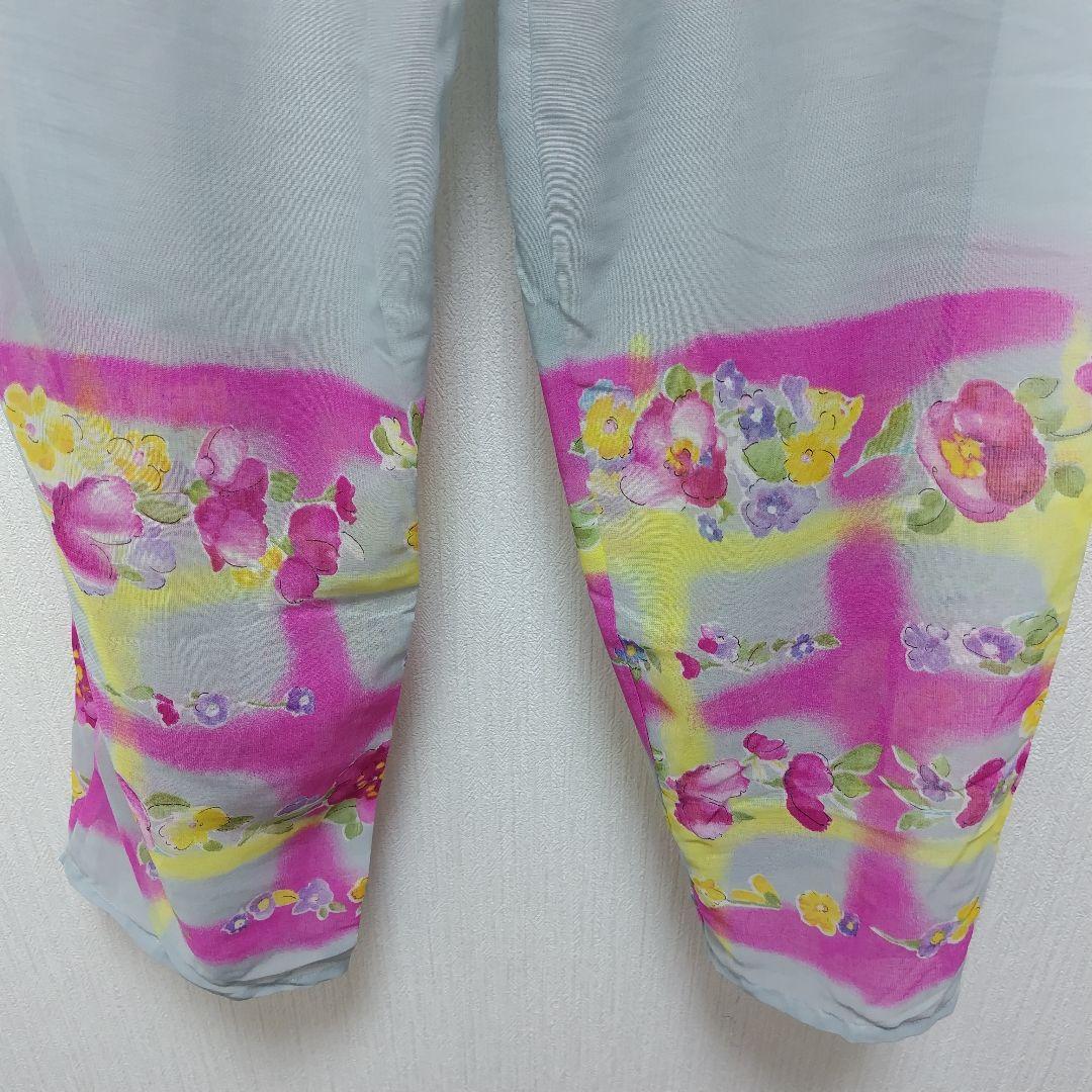 鴨居羊子 TUNIC パジャマ 花柄 ルームウェア　シースルー　透け感　未使用