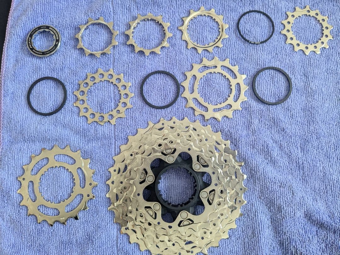 Shimano CS-r7100(11-34t) 12速 スプロケット SHIMANO CS-R7100-12 カセットスプロケット 11-34T Shimano CS-R7100