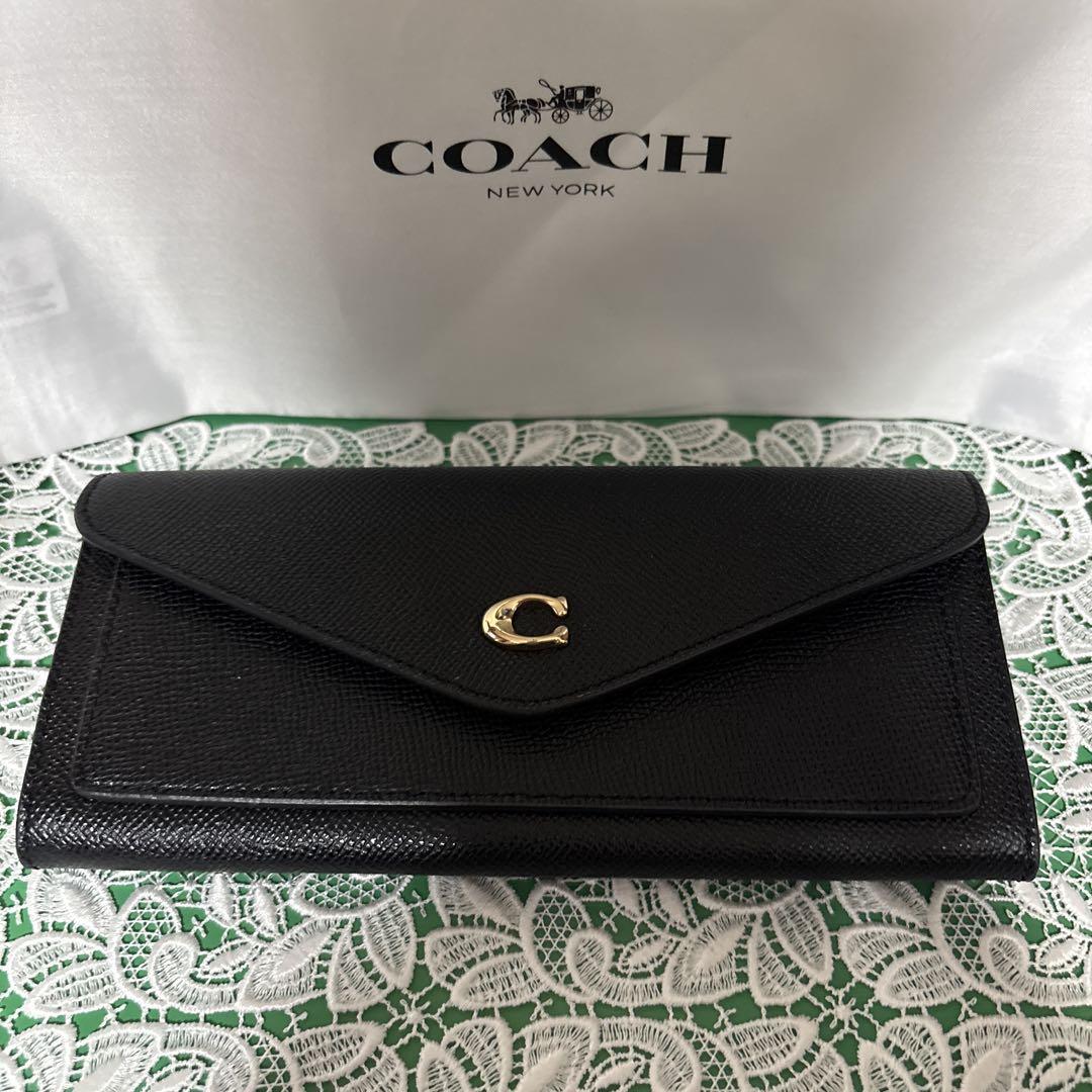 極美品✨️COACH ウィン ソフト ウォレット 長財布 レザー