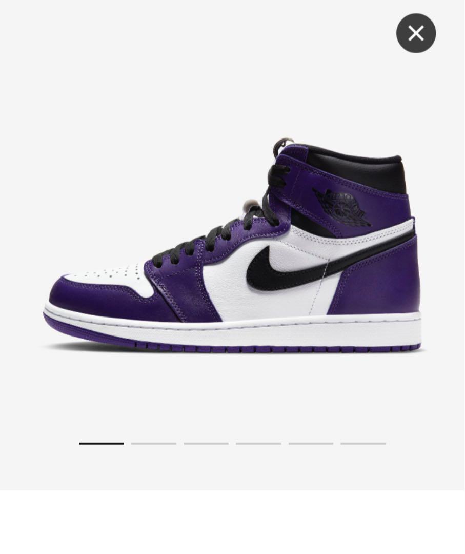 NIKE JORDAN 1 コートパープル