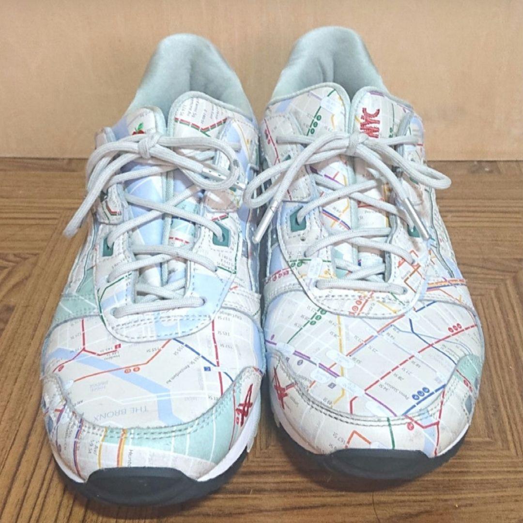 アトモス アシックス ゲルライト3 NYC サブウェイ 27cm