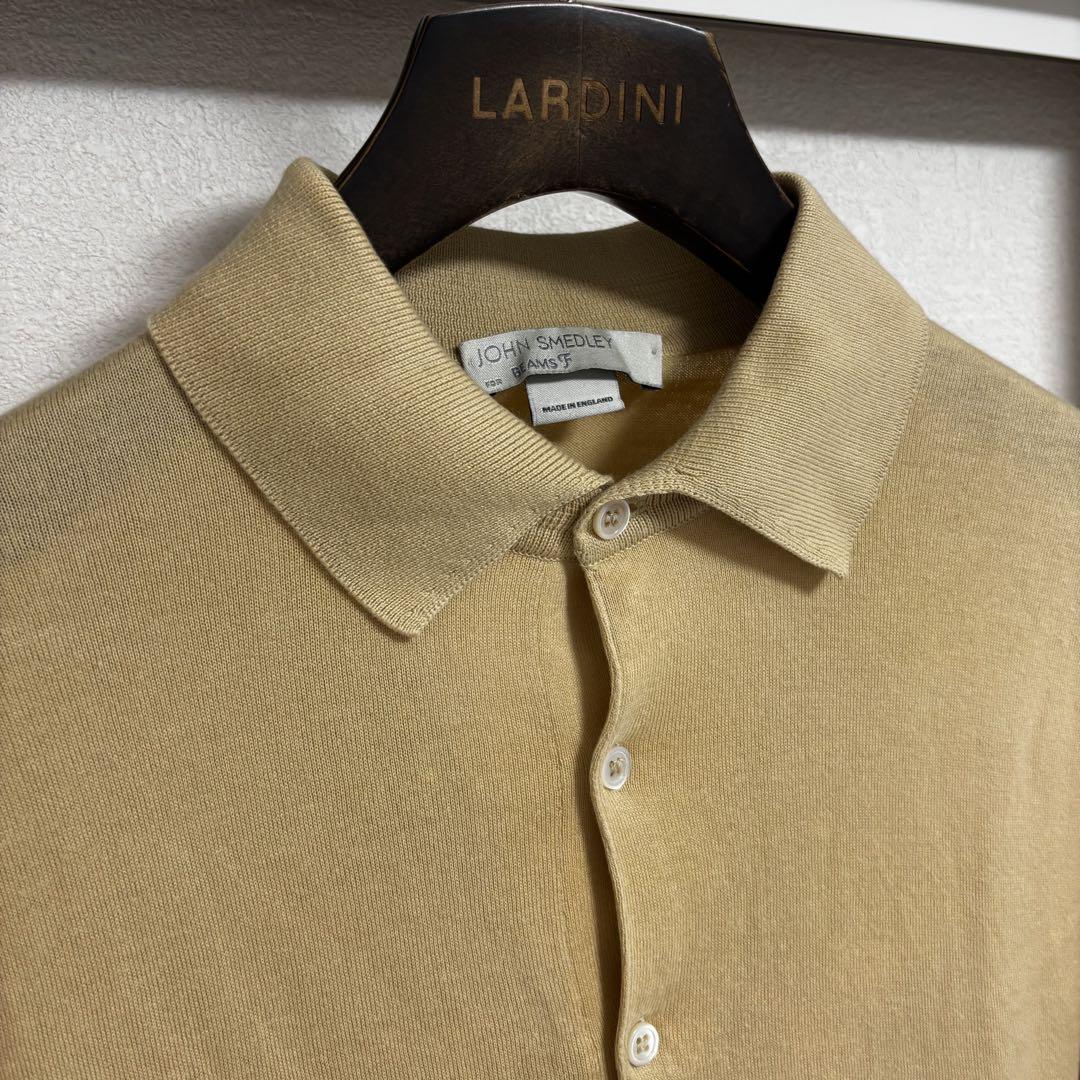 別注良品】JOHN SMEDLEY ジョンスメドレー コットンニットポロシャツ
