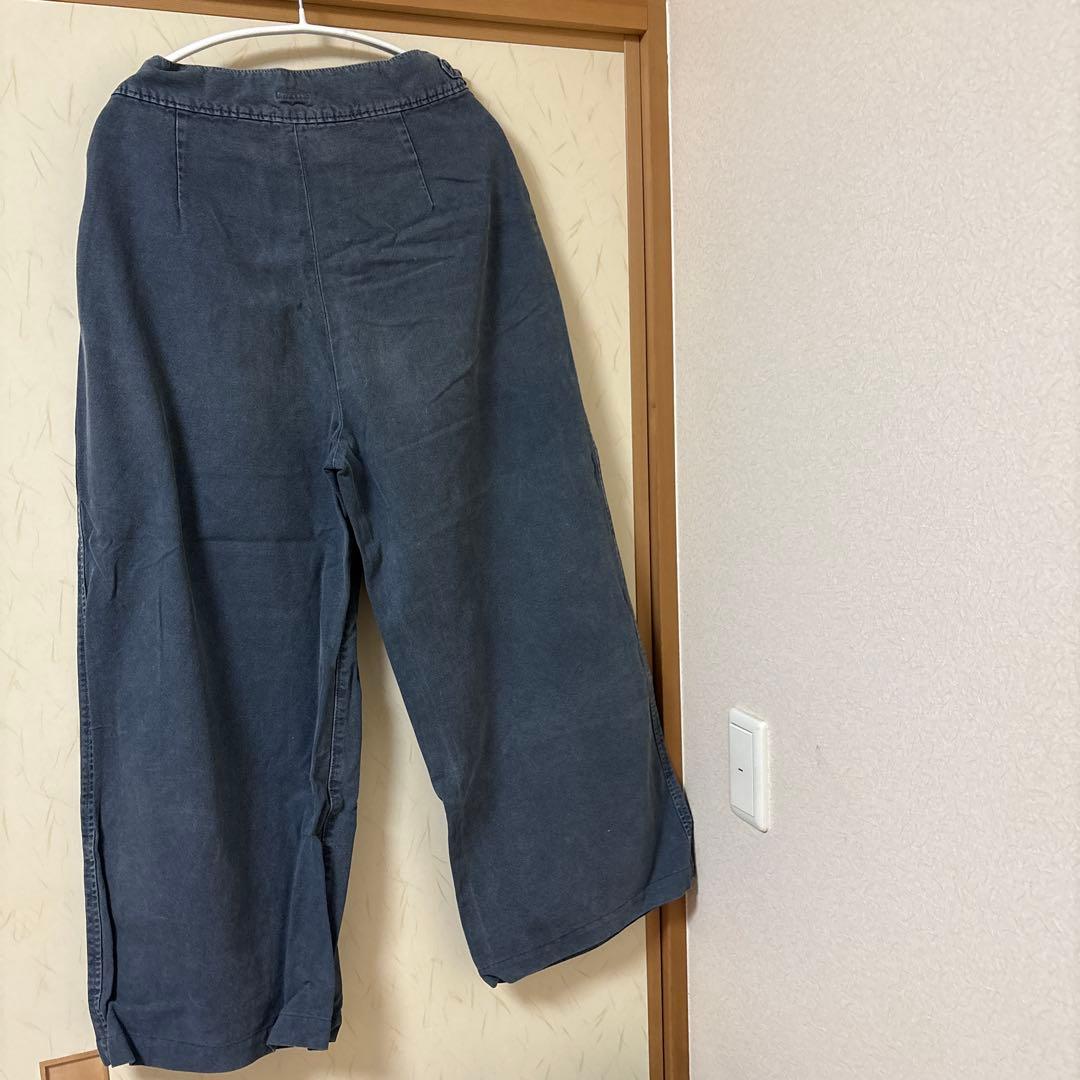 kapitalワイドパンツ タック入り