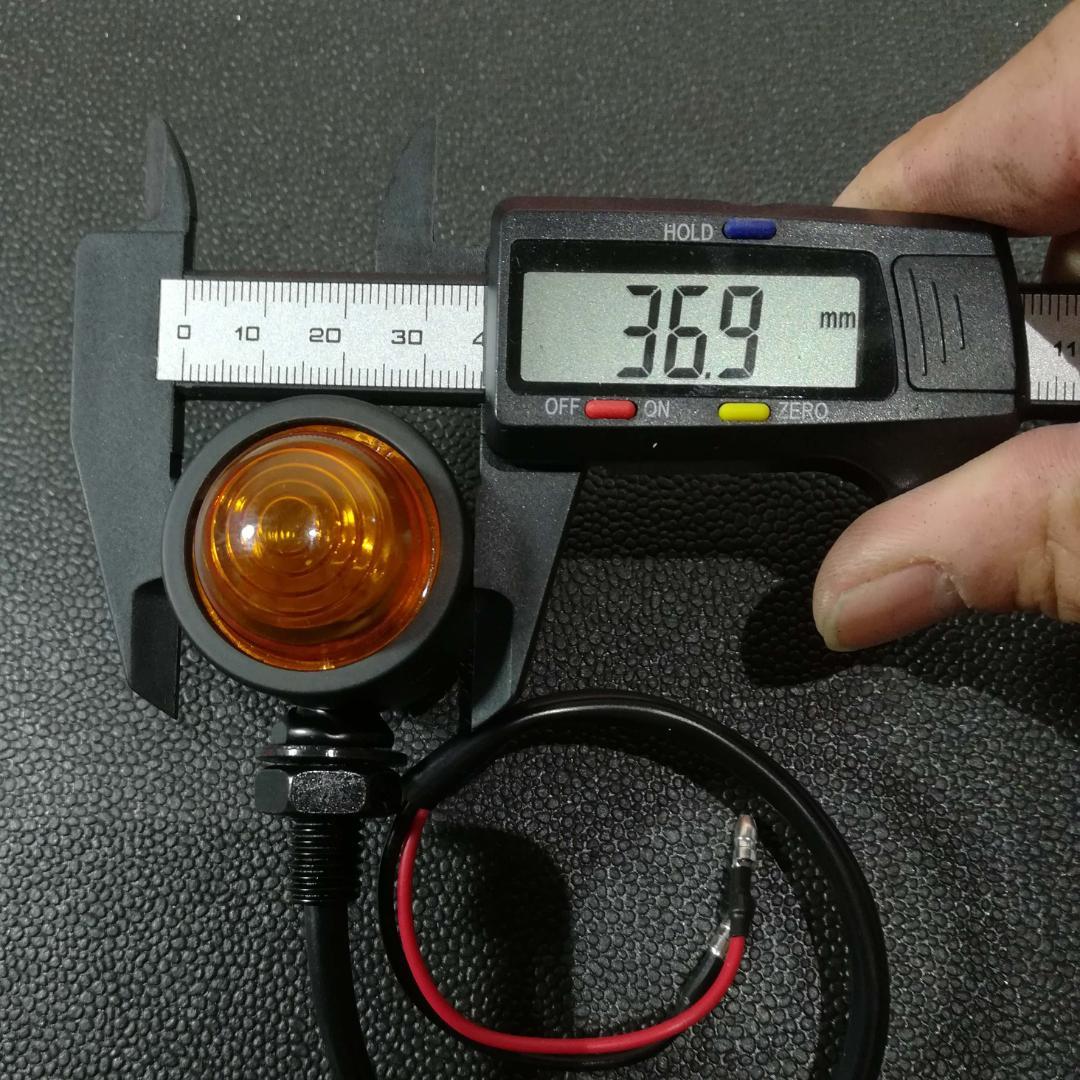 スモールバレット　12Ｖ電球　 ブラック　ウインカー　4個セット