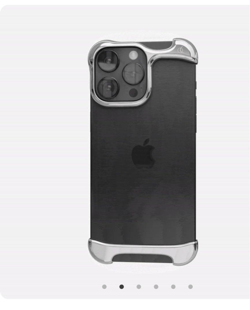 Arc iPhone16Pro用　バンパーケース　シルバー