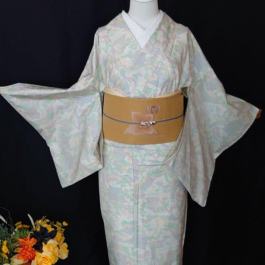 a160 正絹西陣スワトウ 相良刺繍紬九寸名古屋帯 9f5yP-m95473702715 単衣正絹7マルキ本場白大島紬 お得特価