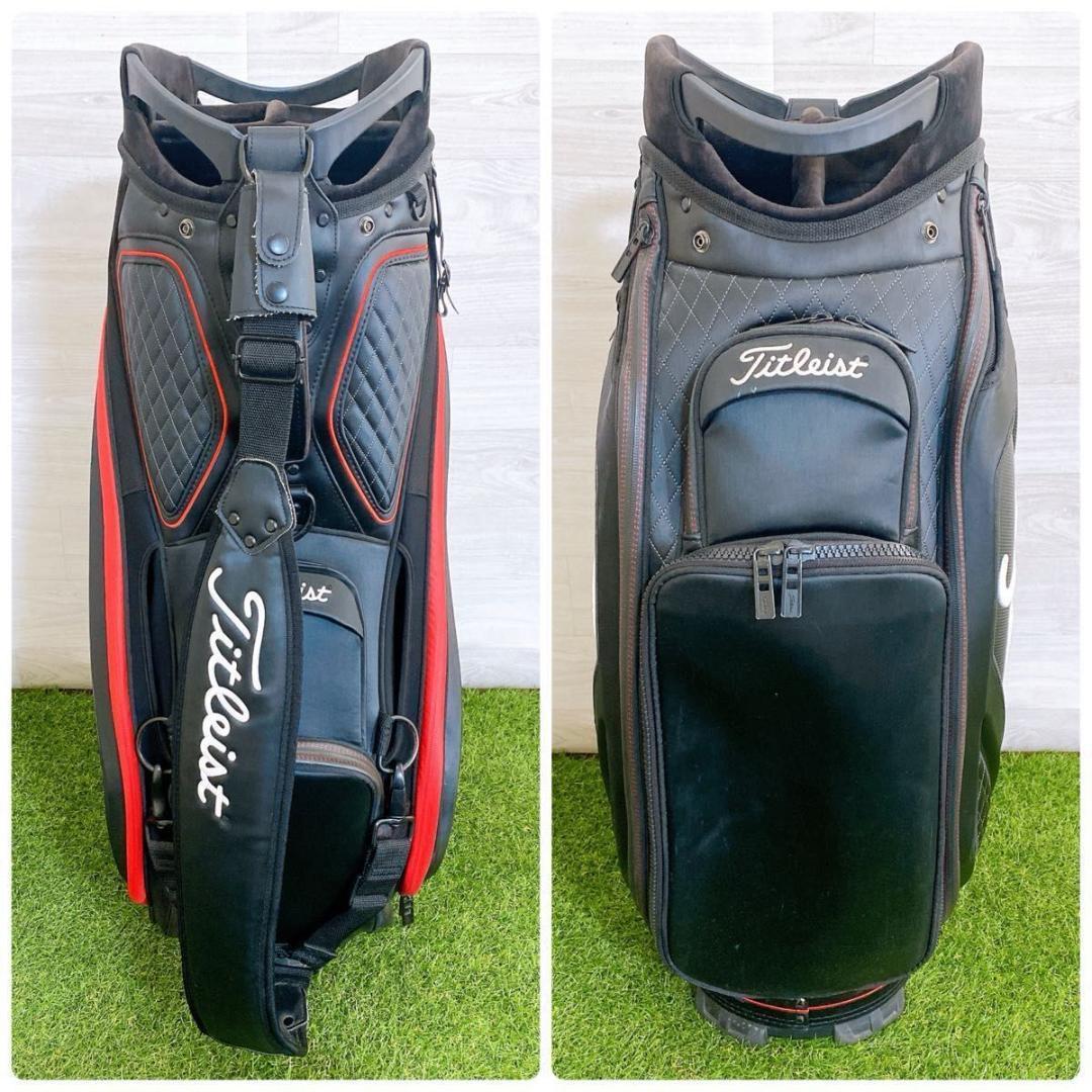 Titleist タイトリスト キャディバッグ 10型 3点式 プロモデル 止水