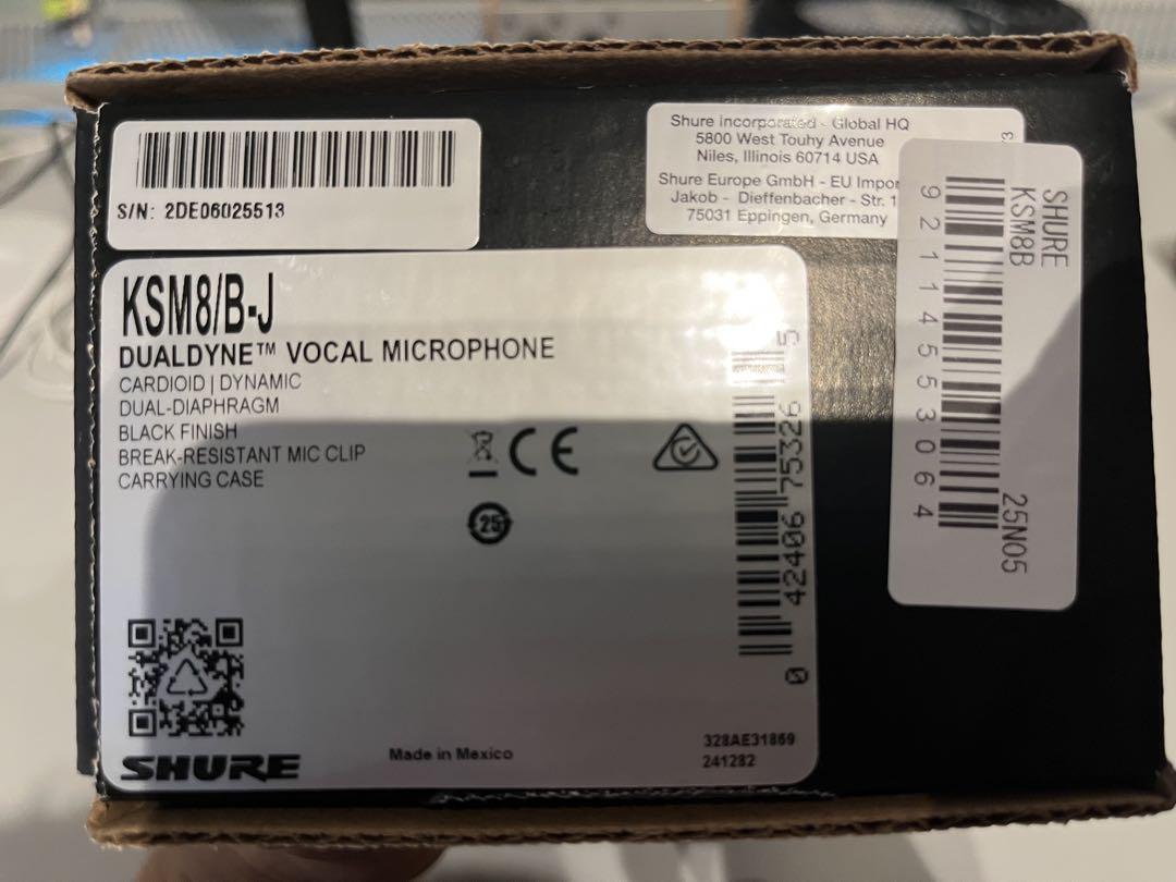 SHURE KSM8 ダイナミックマイク