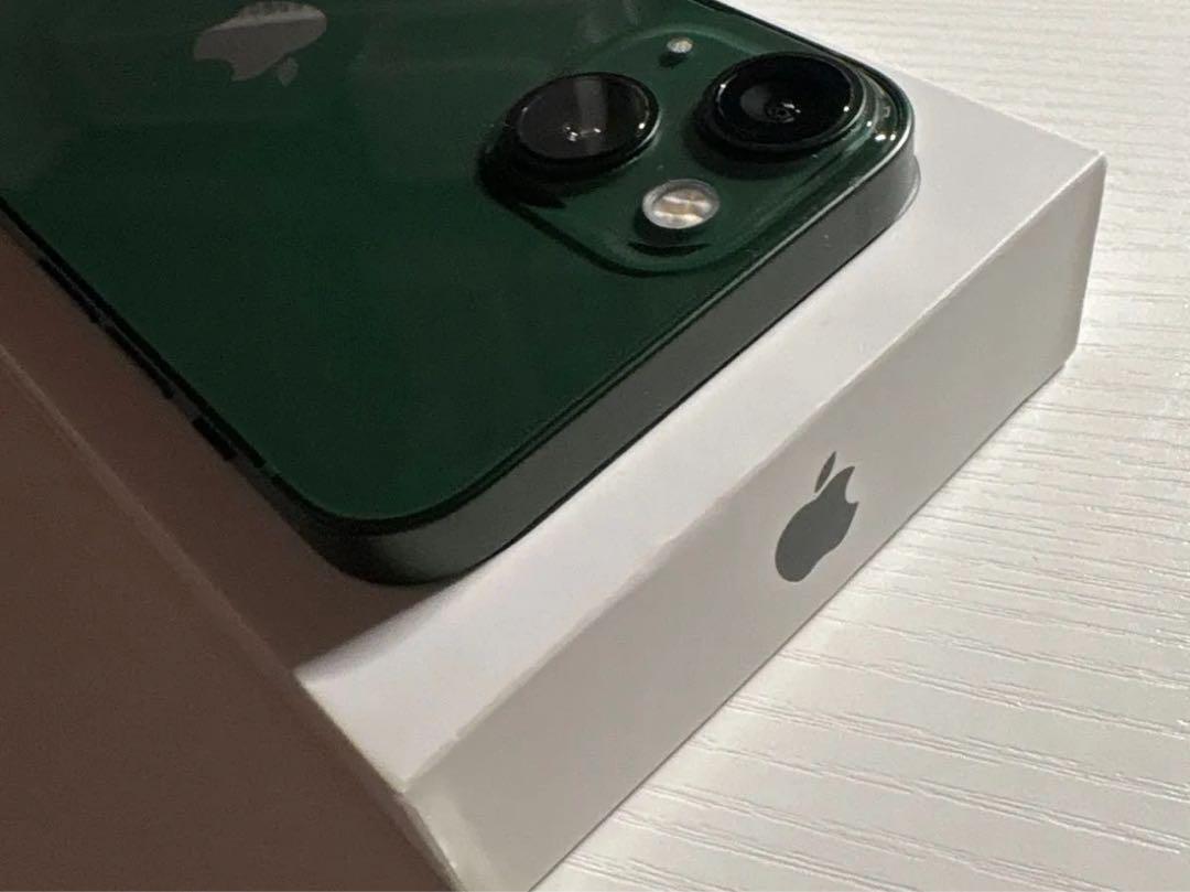美品⭐︎バッテリー100%Apple iPhone 13 グリーン 本体