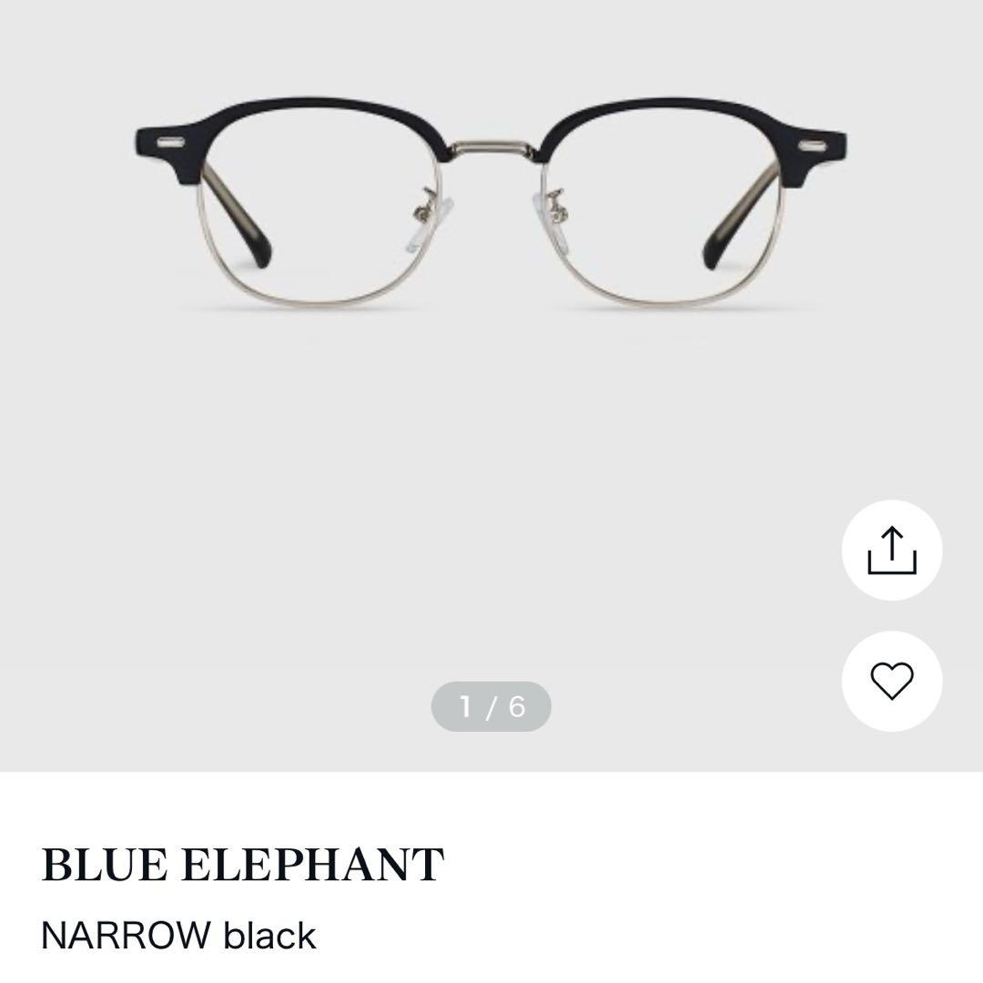 BLUE ELEPHANT メガネ伊達メガネ