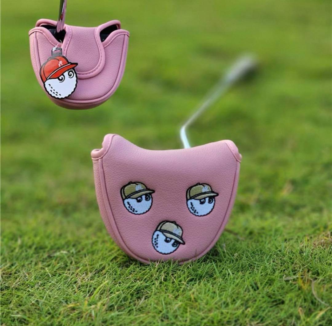 新品☞マルボンゴルフ　刺繍ヘットカバー【パターン　B】★男女兼用
