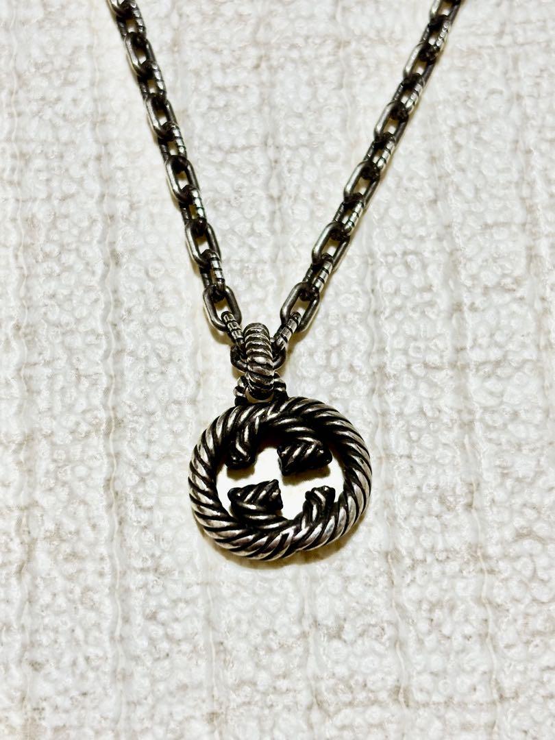 グッチ GUCCI ネックレス メンズ インターロッキングG