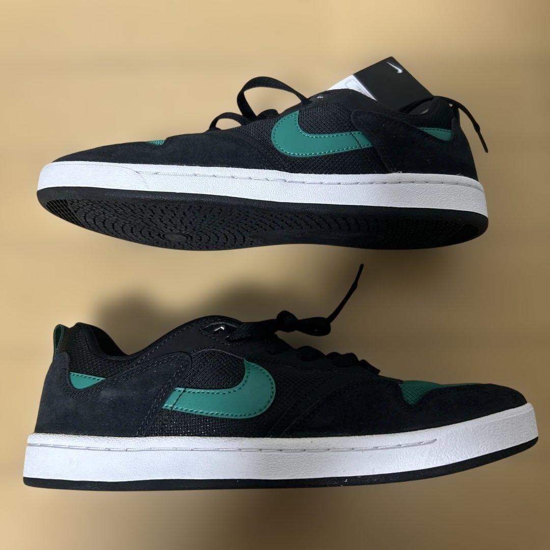 【新品・箱無し】ナイキ SB アリウープ  ブラック+ミスティグリーン Nike SB NIKE ALLEYOOP メンズ スニーカー ブラック ミスティ