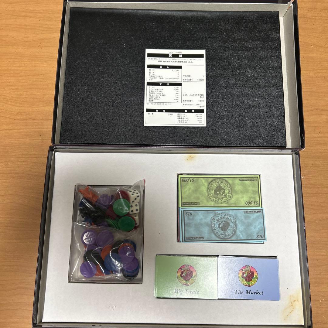 ボードゲーム 金持ち父さん貧乏父さん目立った傷や汚れなし