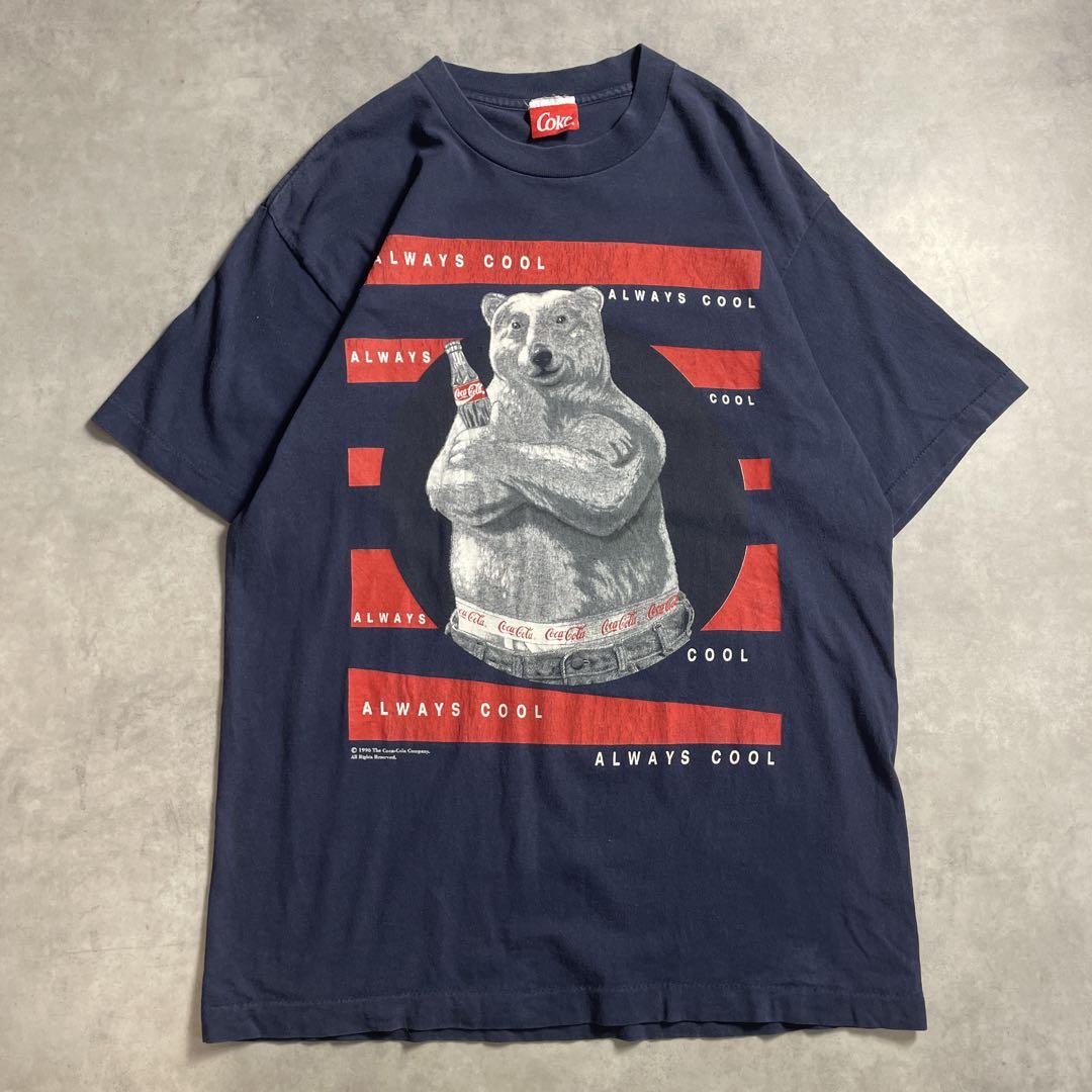 90s USA製 コカコーラ クマ vintage T-shirt