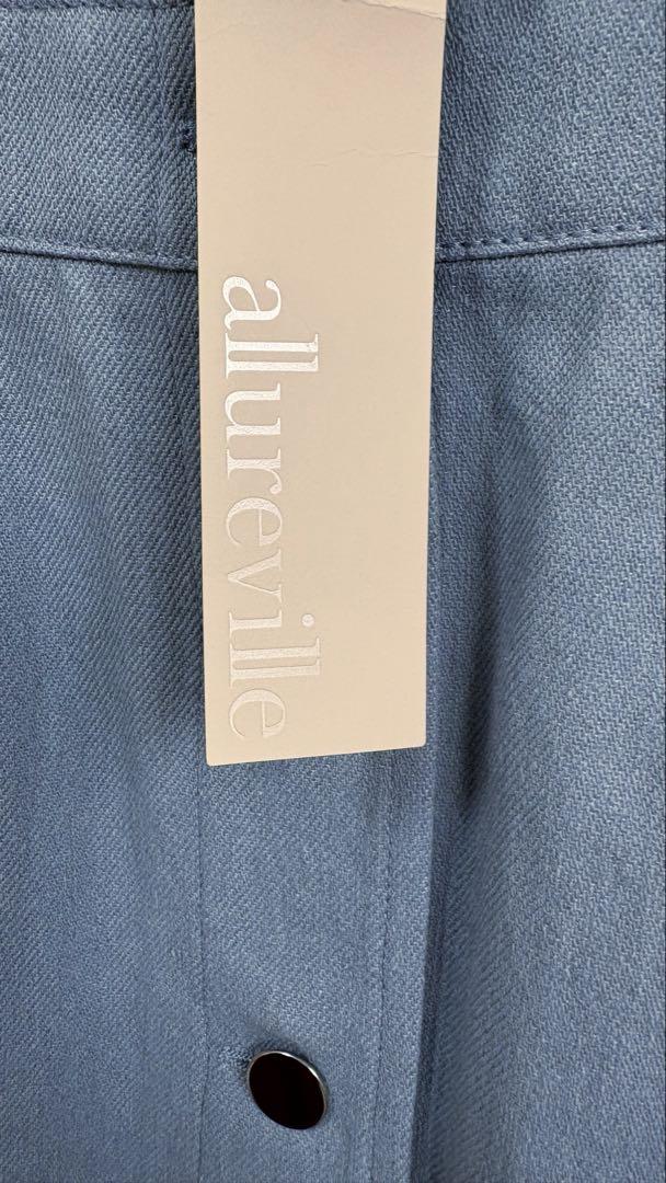 allureville アルアバイル デニムジャンパースカート ワンピース
