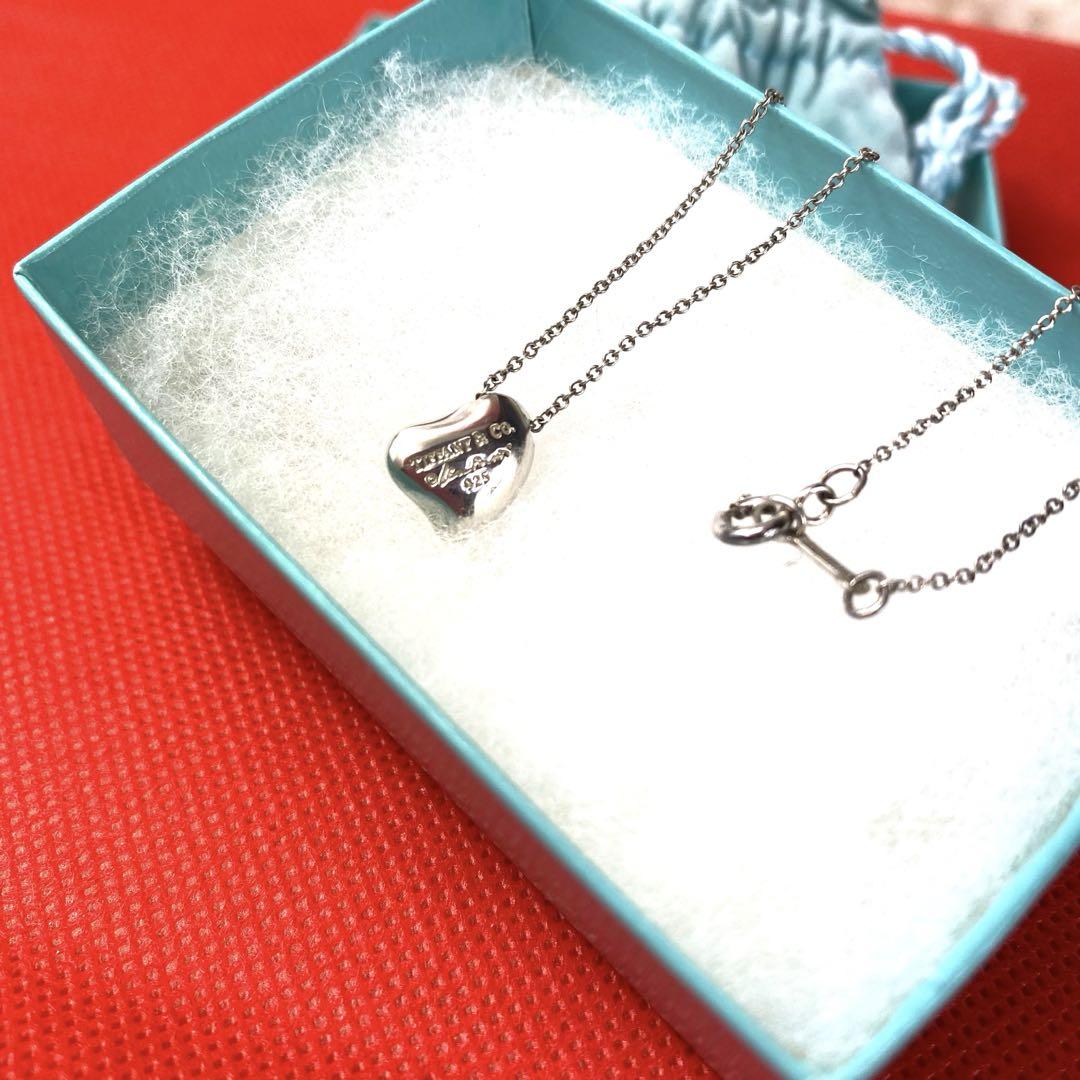 美品 Tiffany フルハート ハート ネックレス ビンテージ シルバー925 ティファニーヴィンテージフルハートネックレス925