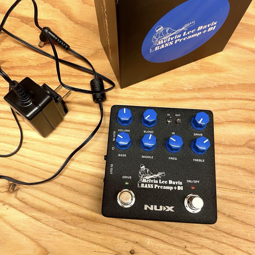 【美品】NUX /Melvin Lee Davis Bass Preamp+DI