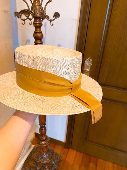 Chapeau d' O シャポードオー 麦わら帽子 ストローハット カンカン帽