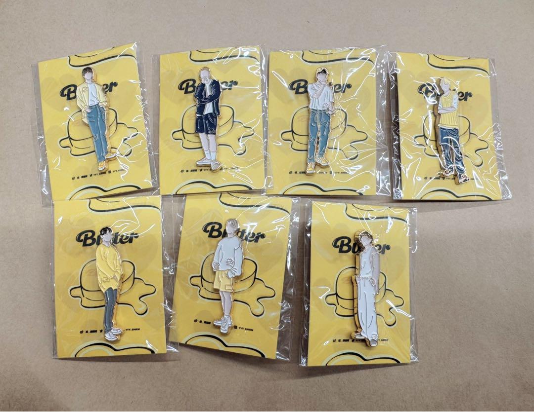 Butter ピンバッジ 7個セット BTS - メルカリ