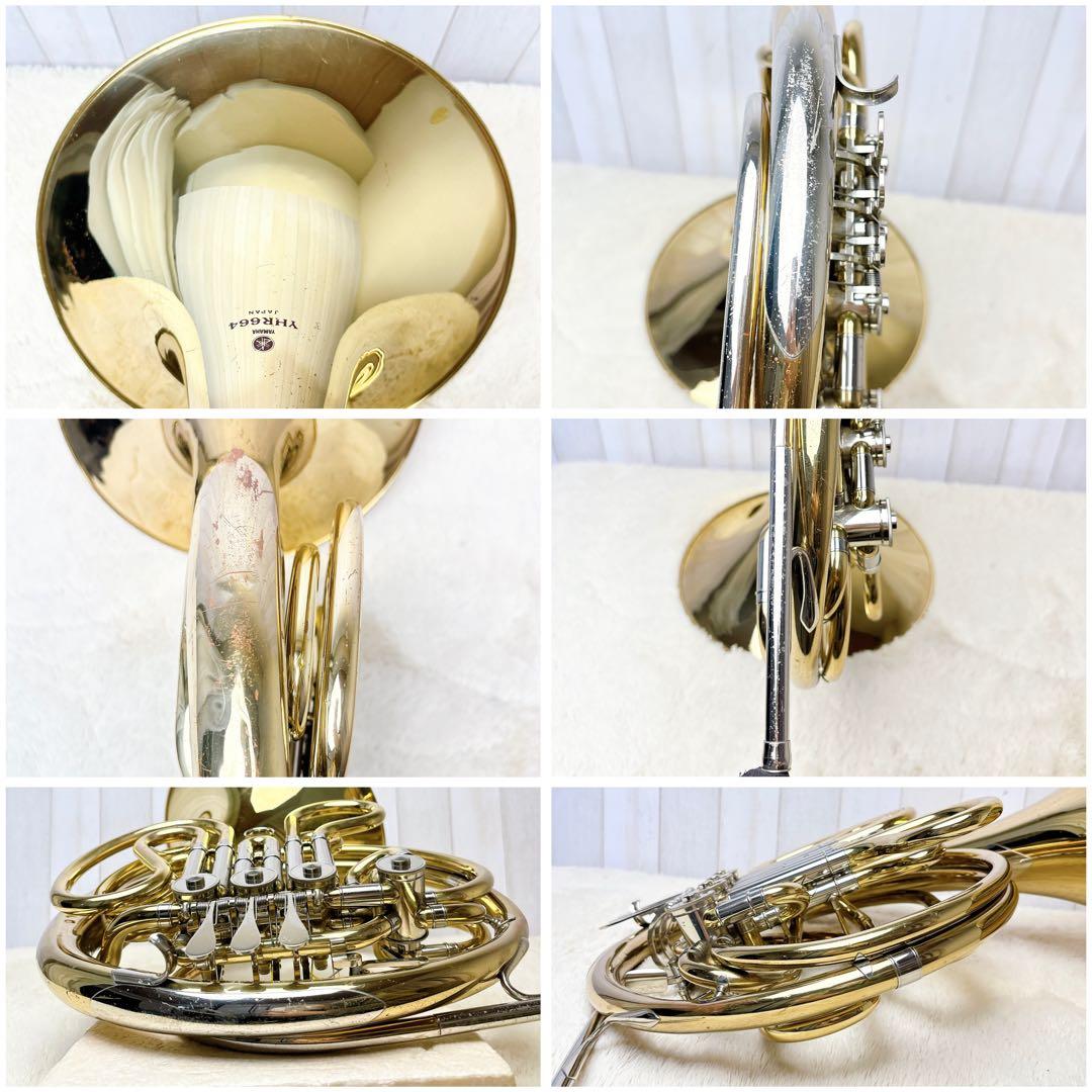 YAMAHA ヤマハ YHR-664 フルダブルホルン マウスピース付き - メルカリ
