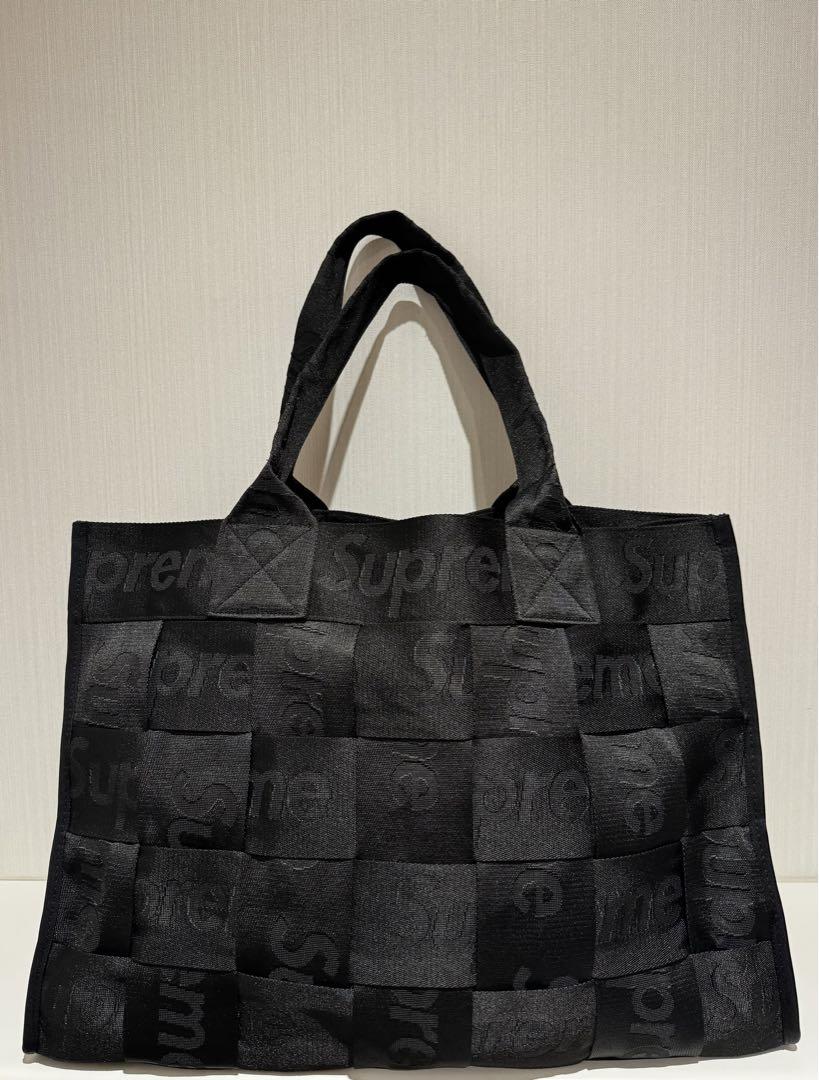 お馴染みの“SupSupreme’23S/S Week16・Woven Large Tote・黒