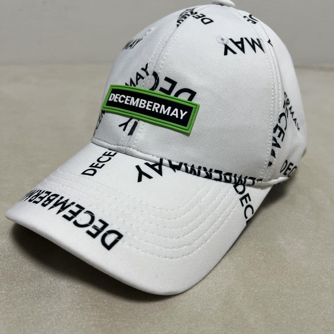 ディセンバーメイ　ゴルフ　キャップ　極美品　DECEMBFRMAY ホワイト 5,800円