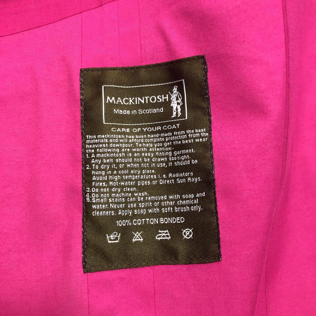マッキントッシュ　コート　ピンク