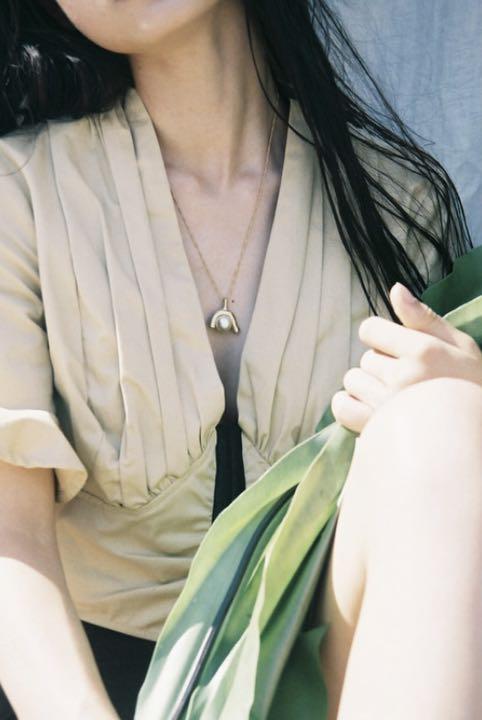 限定値下げ gagan jewelry コットンパールネックレス18k ゴールド