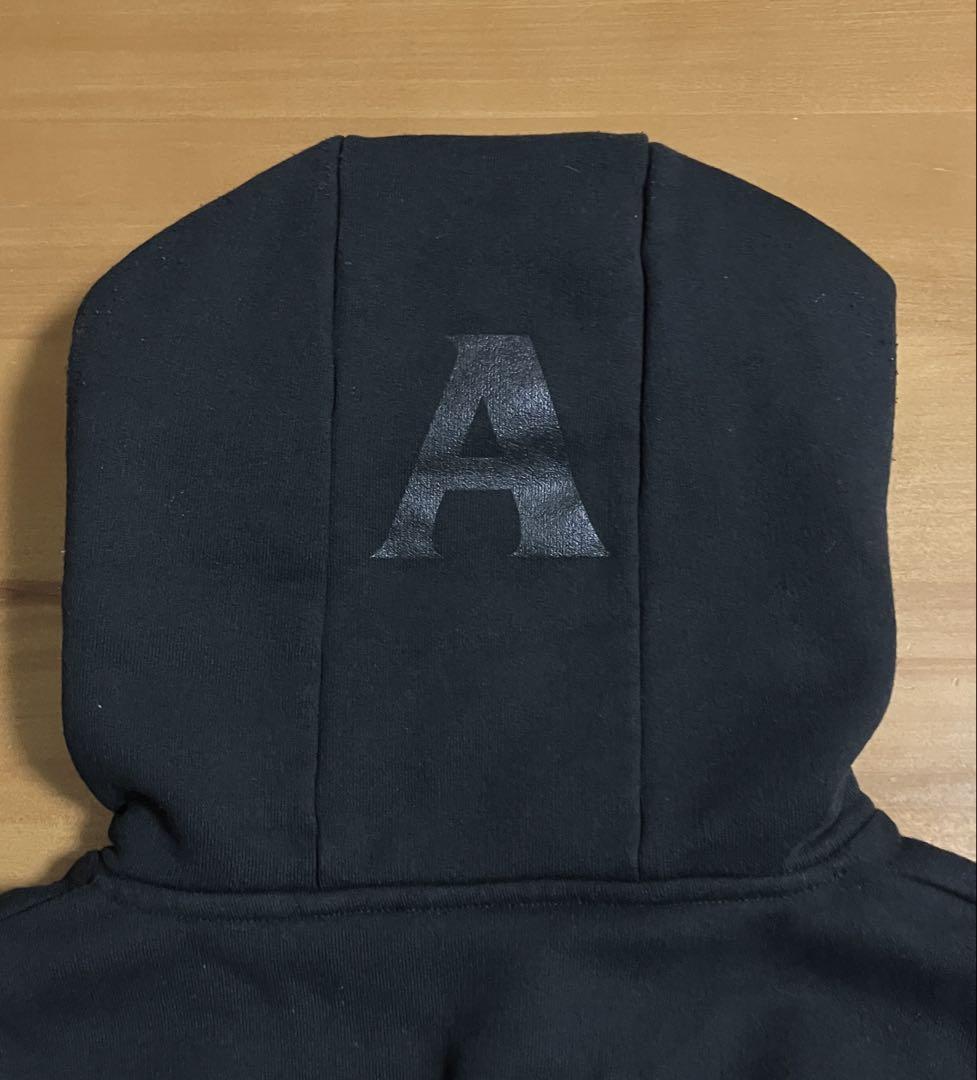 1017 ALYX 9SM★アリクス ロゴ プリント パーカー 正規品】1017 ALYX 9SM アリクス ロゴパーカー ブラック Sサイズ