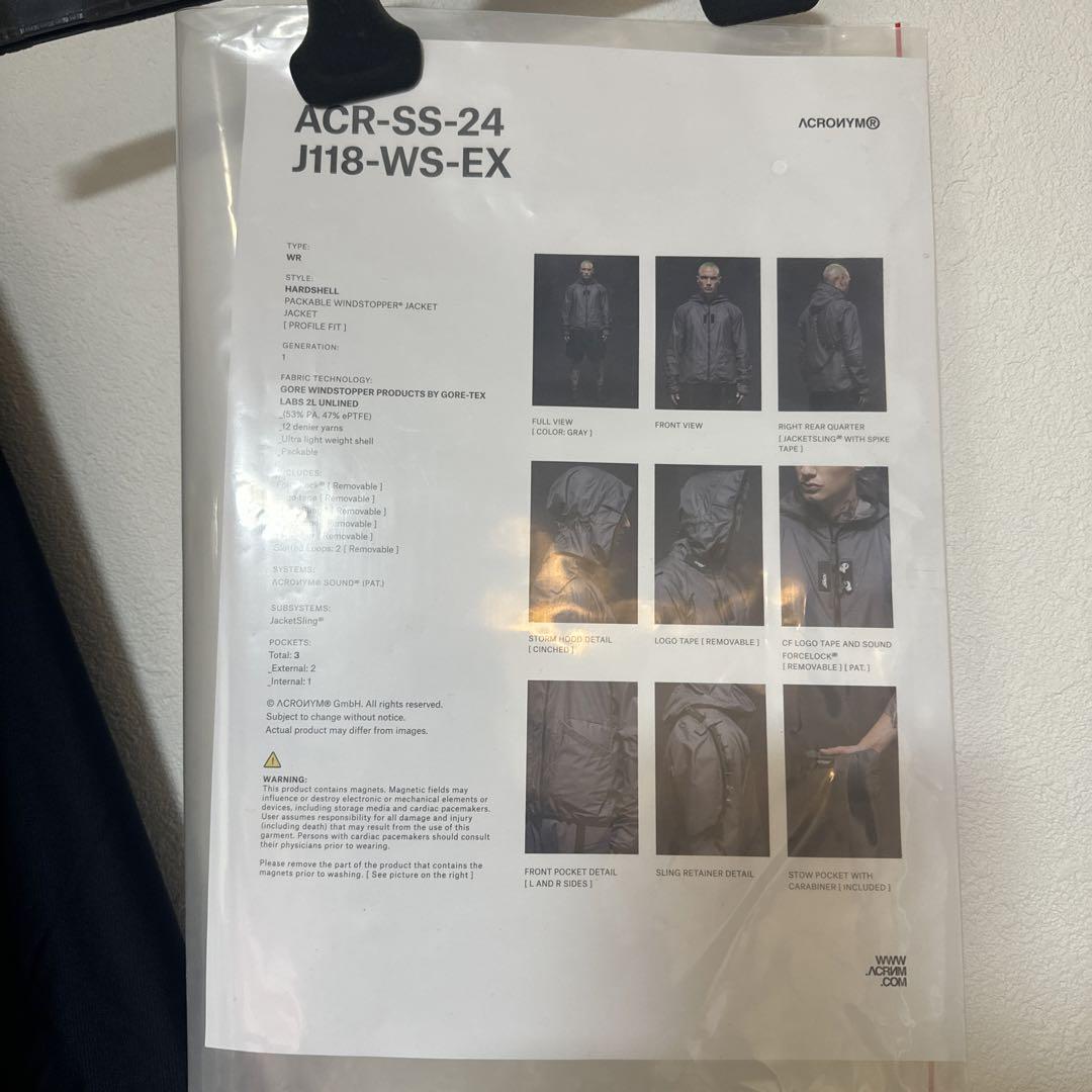 ジャケット・アウター ACRONYM J118-WS-EX