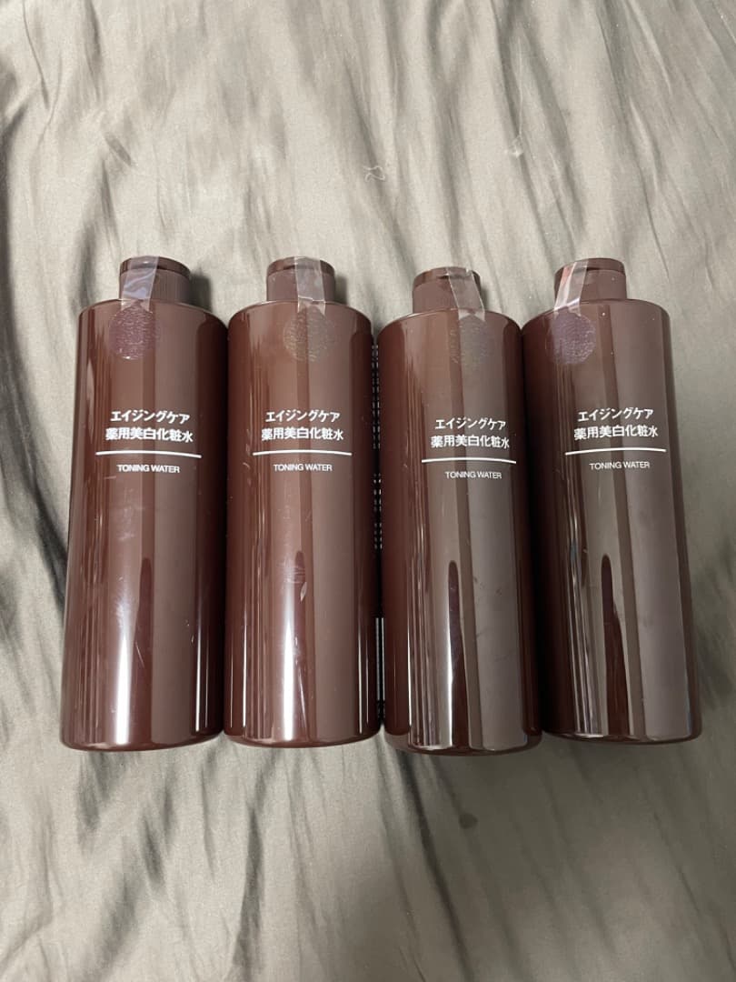 再再販! 無印良品 エイジングケア薬用美白化粧水 4本セット 400ml