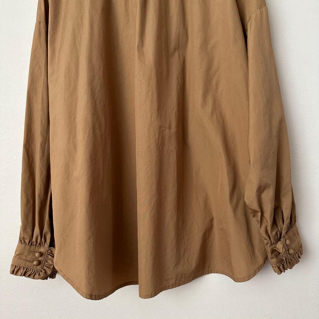 人気ブランドの新作も! pot and tea ポットアンドティー ミニフリルブラウスFREE SIZE 持ち運びやすい