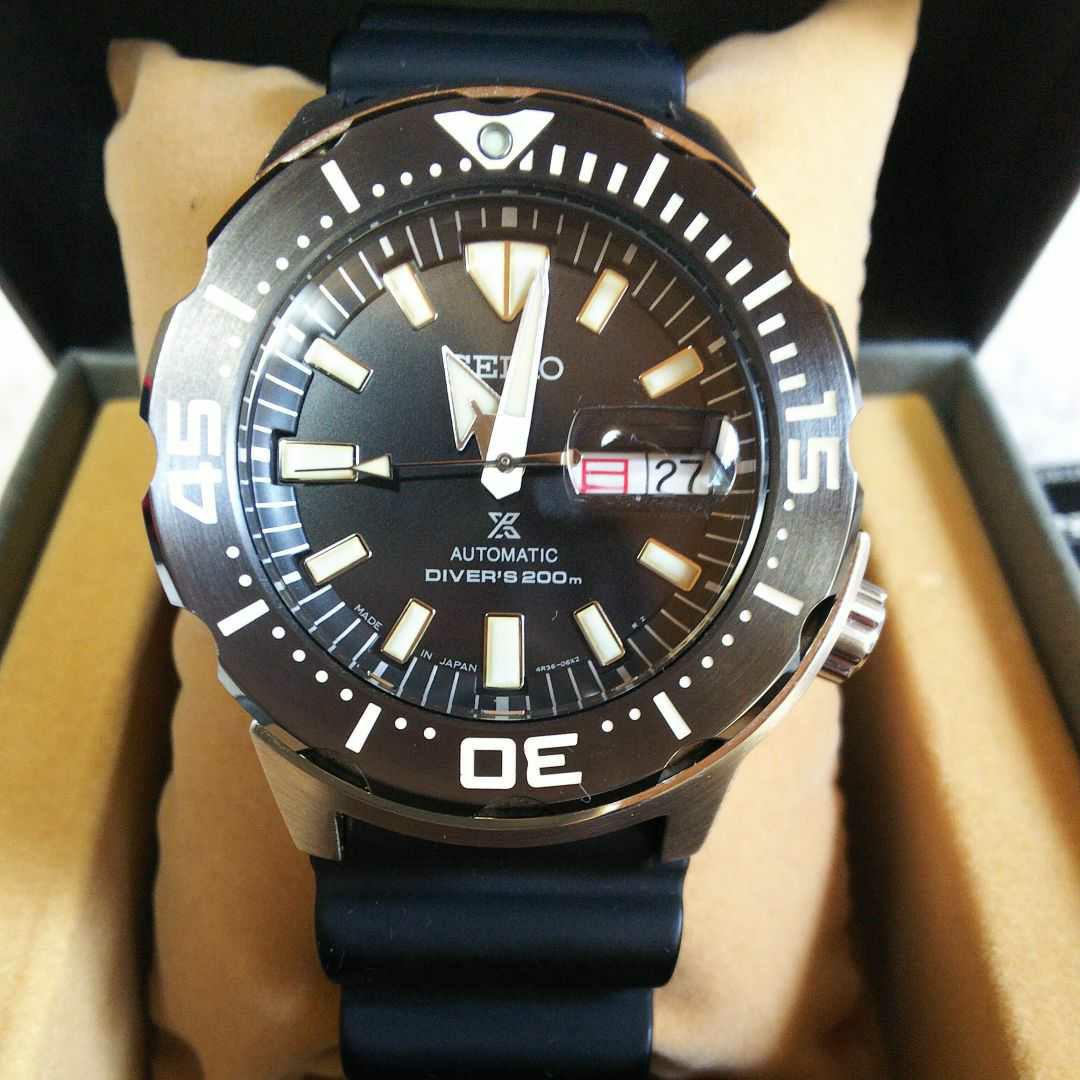 お得100%新品 SEIKO SBDY035 ダイバーズ ブラックモンスター PROSPEX cDZ1B-m95504956270 高評価低価