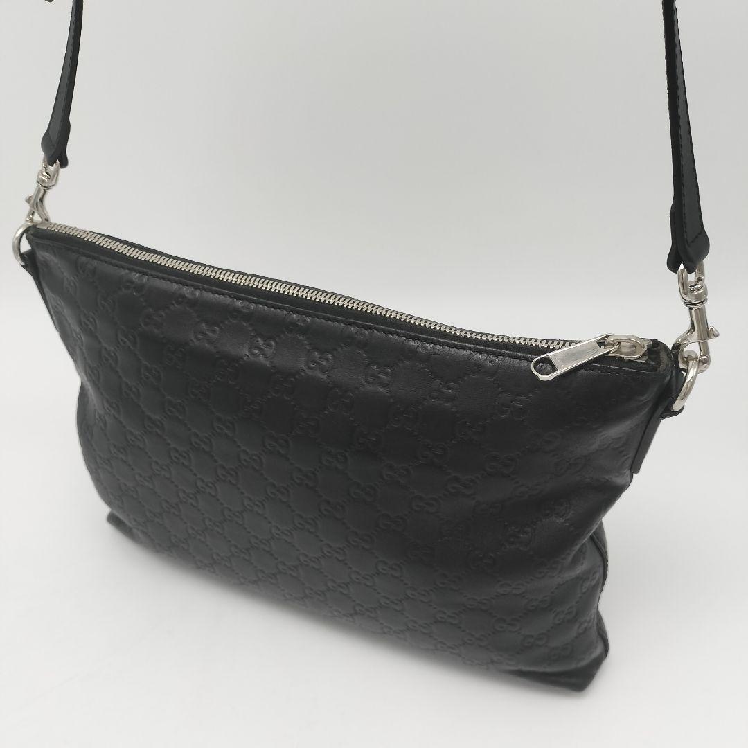 極美品✨グッチ　ショルダーバッグ　ブラック　黒　GG柄