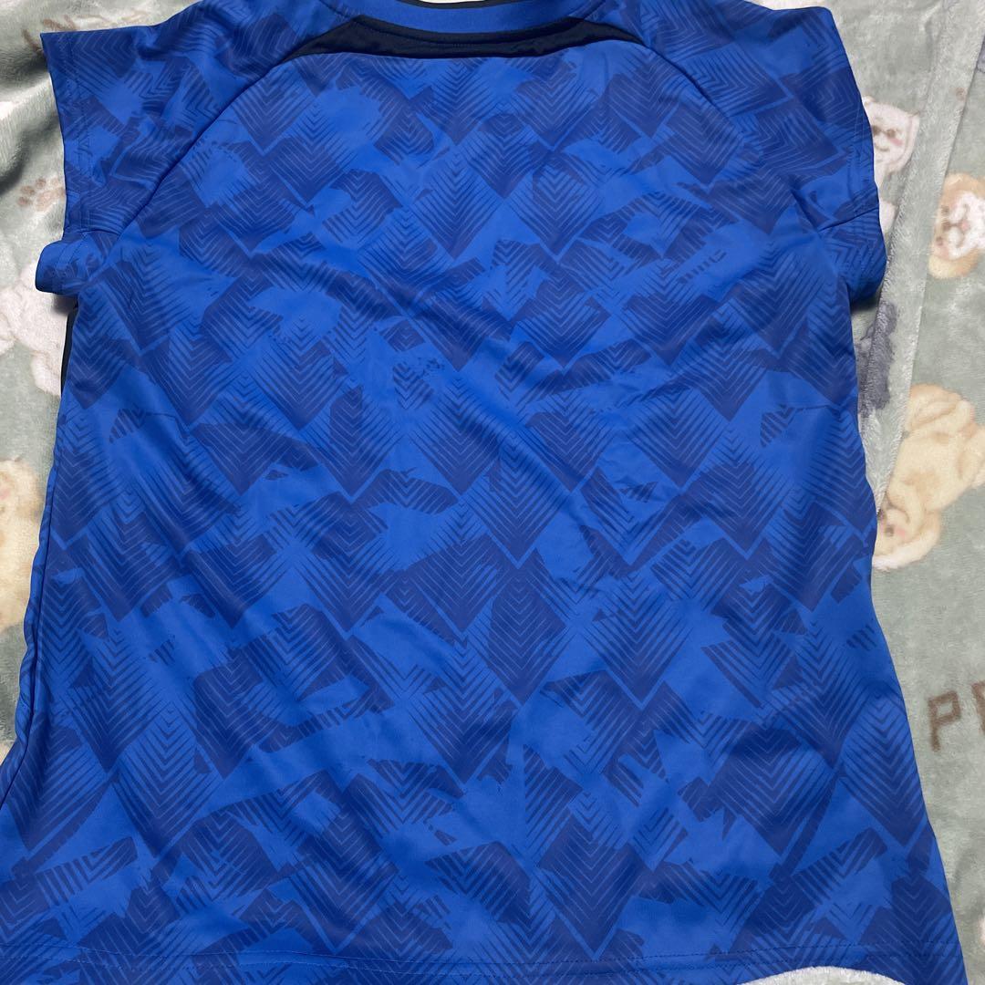 YONEX バドミントンウェア 青 XOサイズ