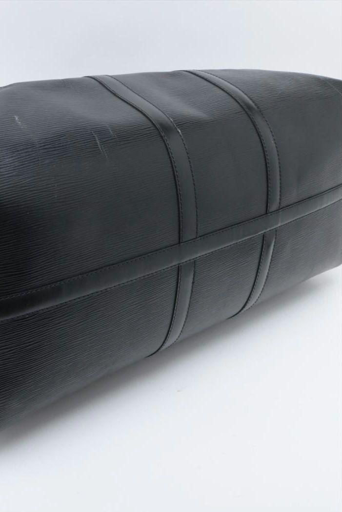美品 ルイヴィトン エピ キーポル55 黒 旅行バッグ ボストン 正規品 鑑定済