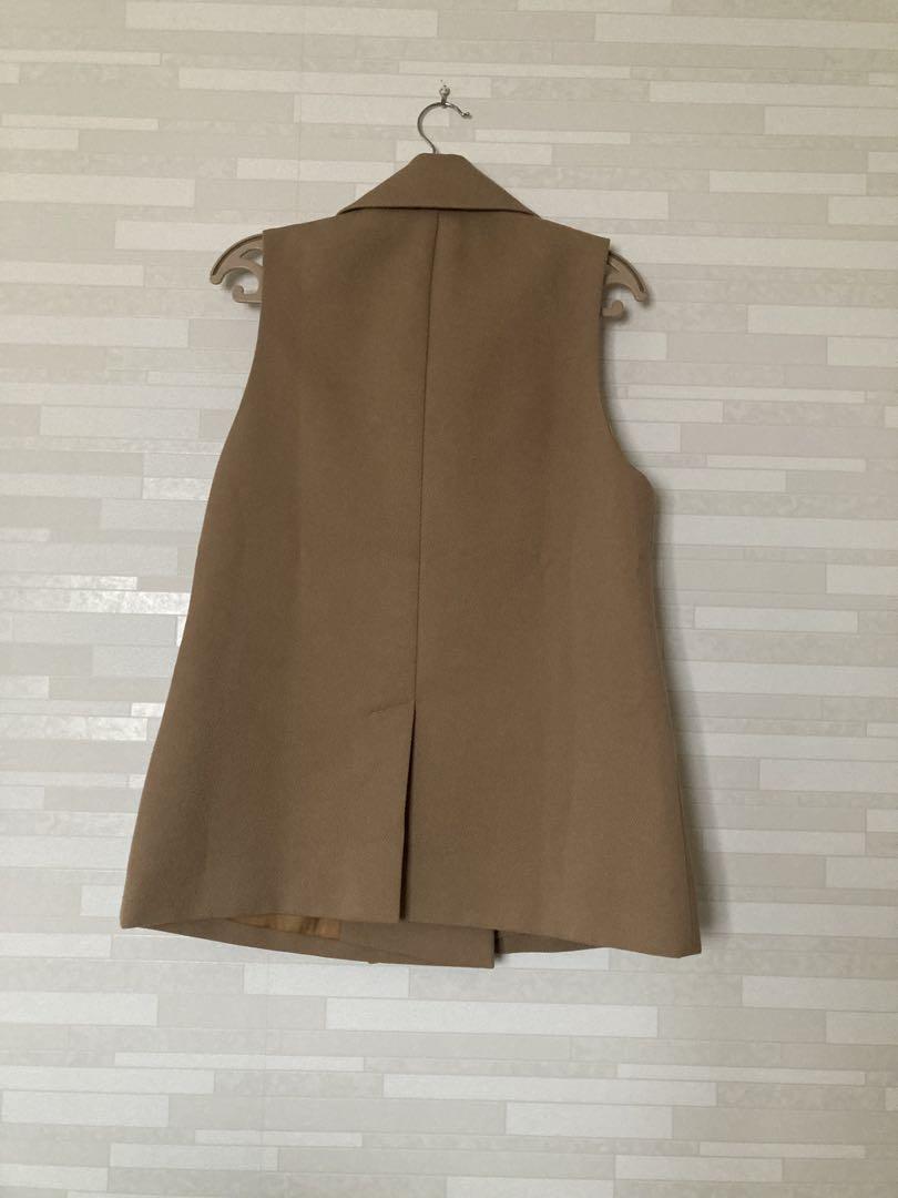 ameri vintage ベストレイヤードデニムジャケット