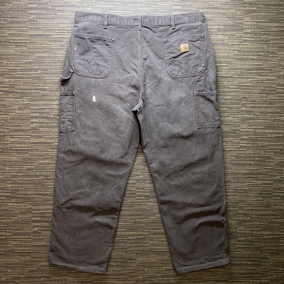 神フェード　Carhartt ワークパンツ ダブルニー　ブラウン　W42