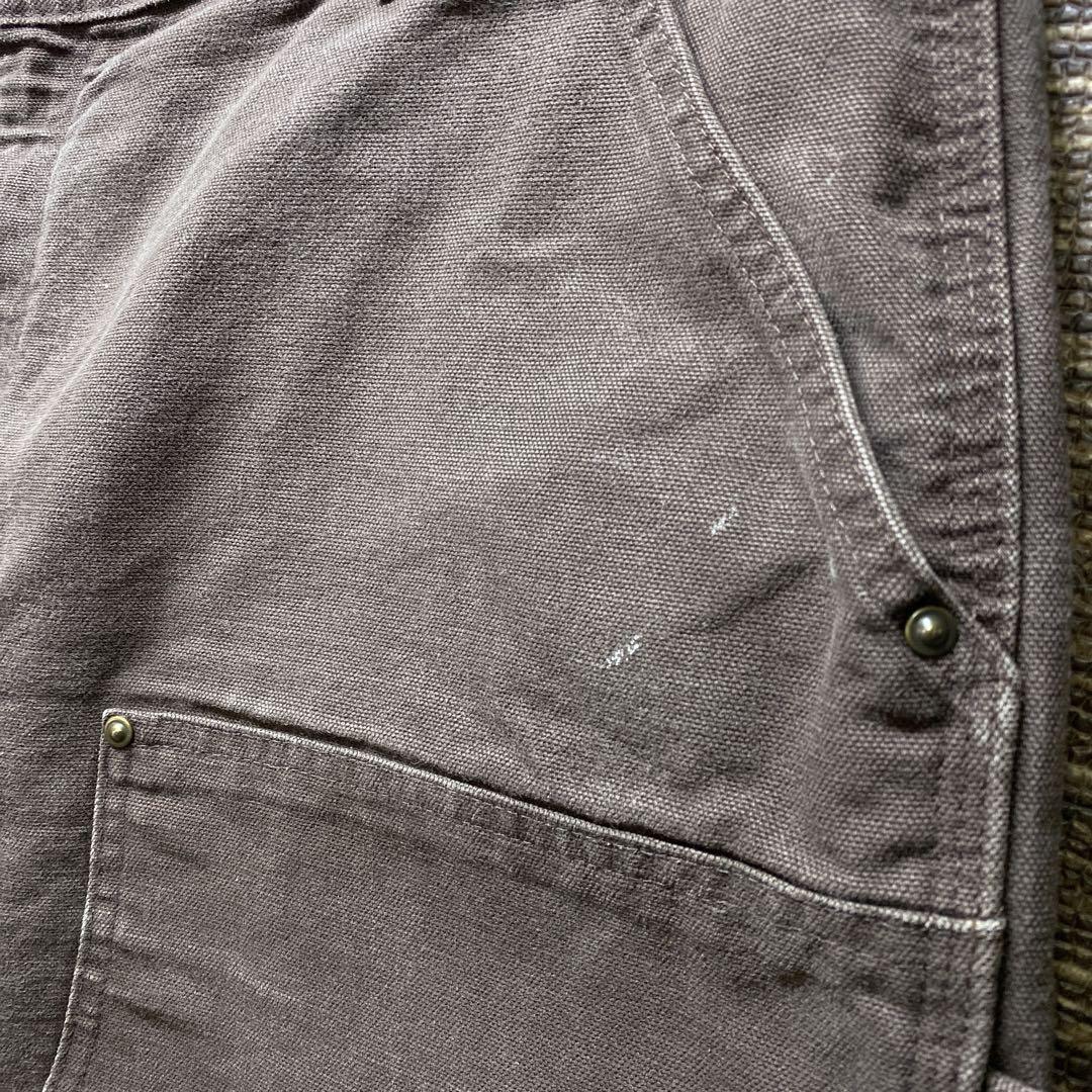 神フェード　Carhartt ワークパンツ ダブルニー　ブラウン　W42