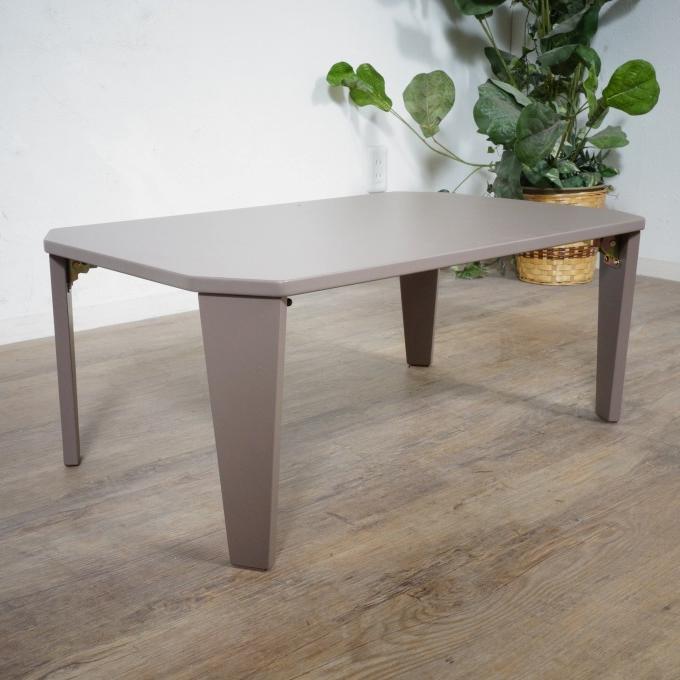 【新品・未使用】　折りたたみ　テーブル　90cm×60cm　　新生活