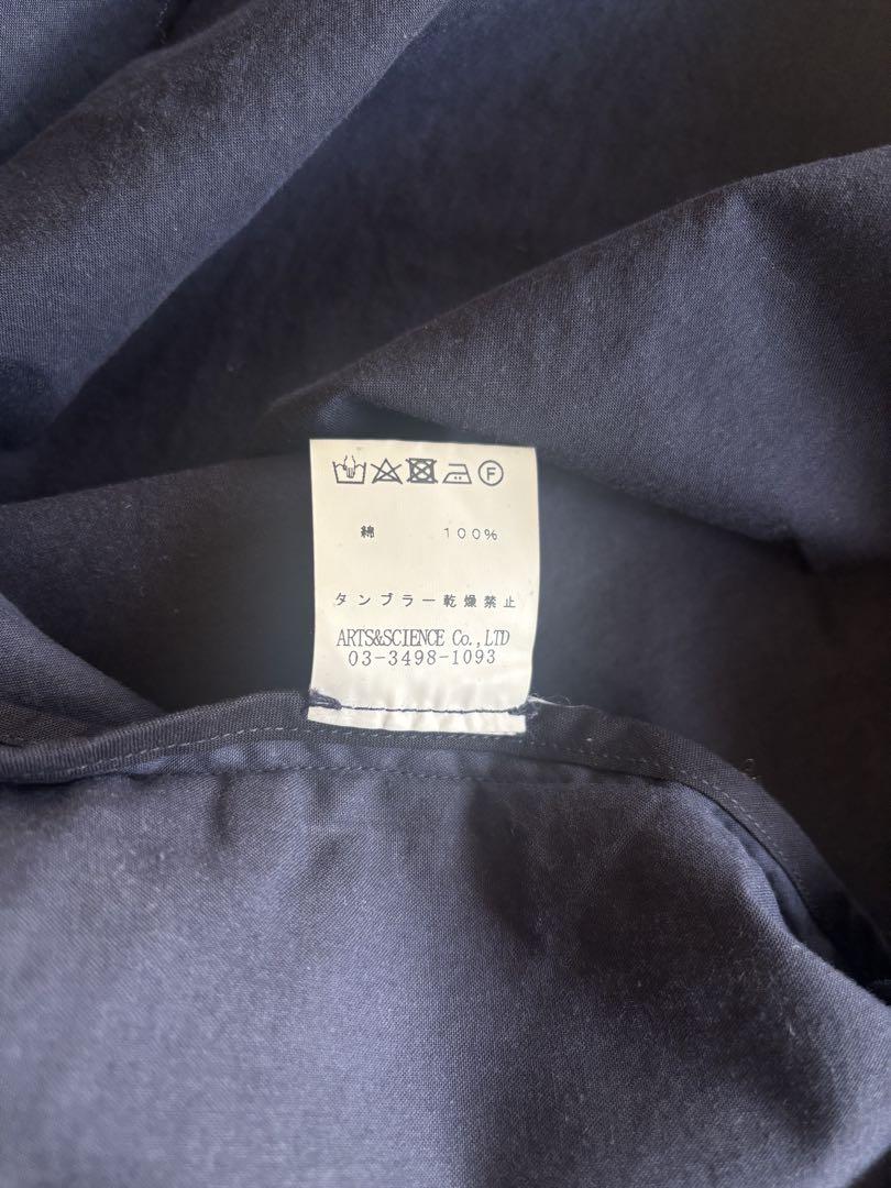 春物ARTS&SCIENCE Tuck sleeve short JKネイビー