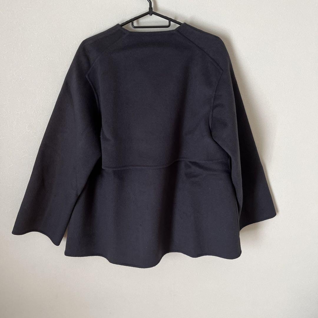 GALERIE VIE ネイビー　ウール コート　ジャケット