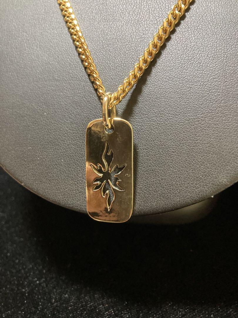 Dog Tag フレイムパターン Pendant チェーン付き - メルカリ